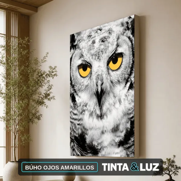 BÚHO OJOS AMARILLOS
