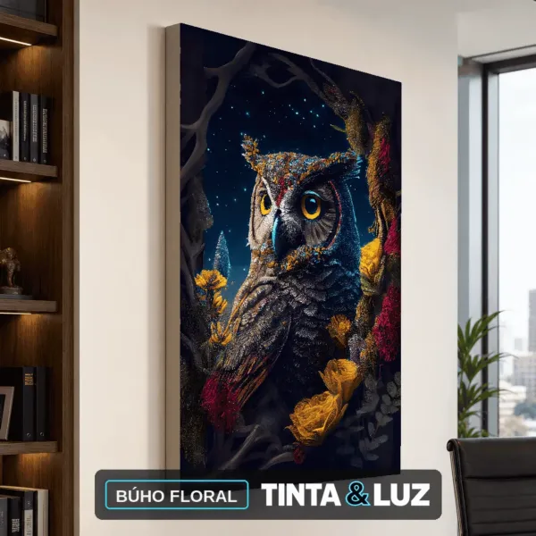 BÚHO FLORAL