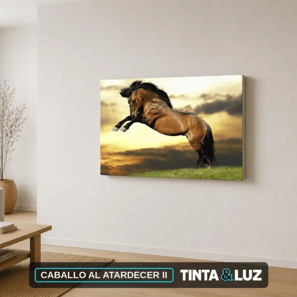 CABALLO AL ATARDECER II