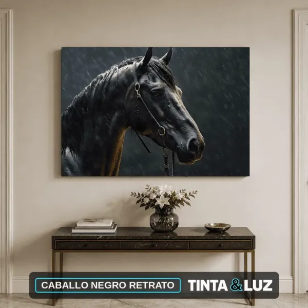 CABALLO NEGRO RETRATO