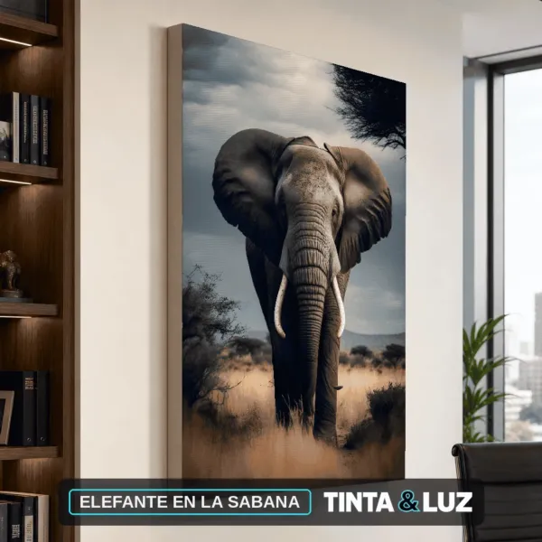 ELEFANTE EN LA SABANA