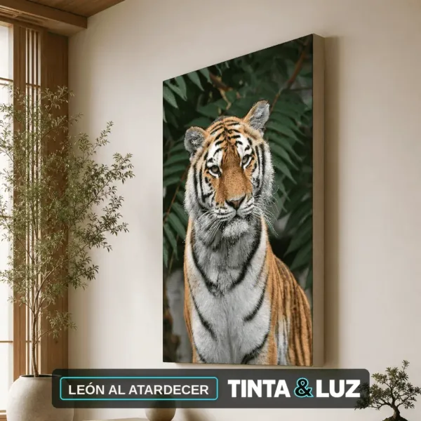 LEÓN AL ATARDECER