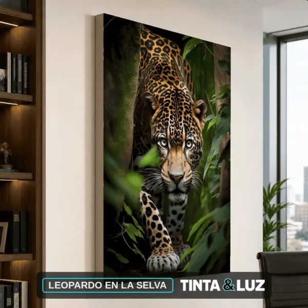 LEOPARDO EN LA SELVA