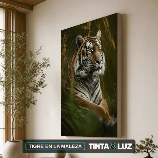 TIGRE EN LA MALEZA