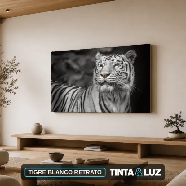 TIGRE BLANCO RETRATO