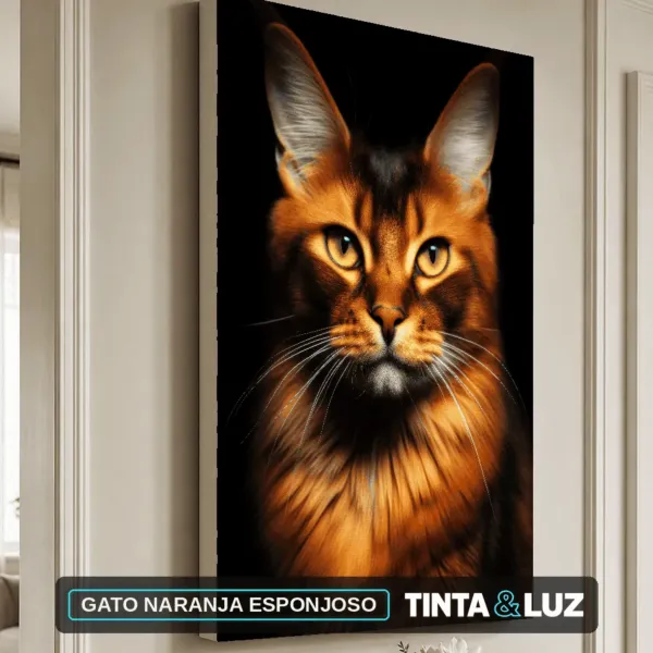 GATO NARANJA ESPONJOSO
