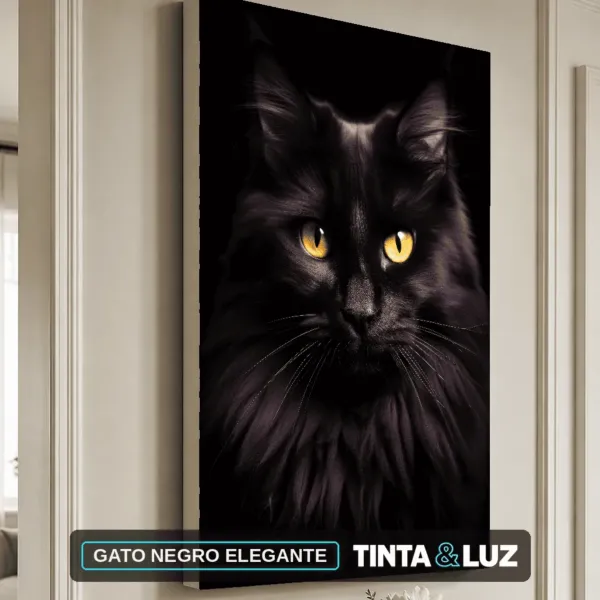 GATO NEGRO ELEGANTE