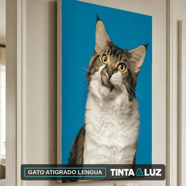 GATO ATIGRADO LENGUA