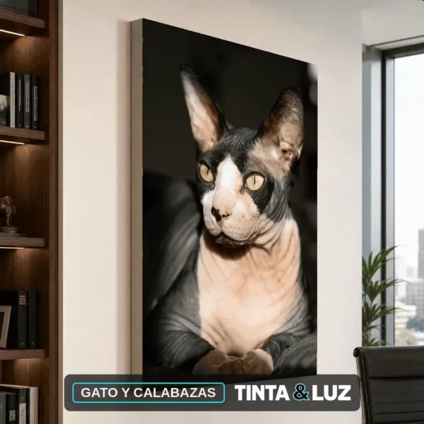 GATO Y CALABAZAS