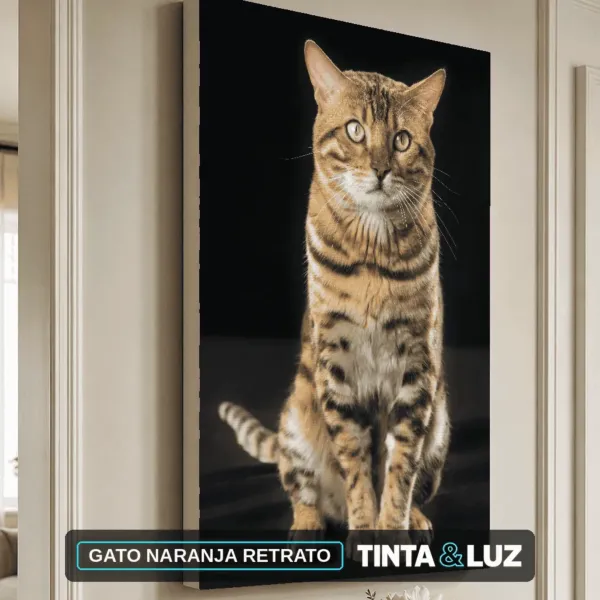 GATO NARANJA RETRATO