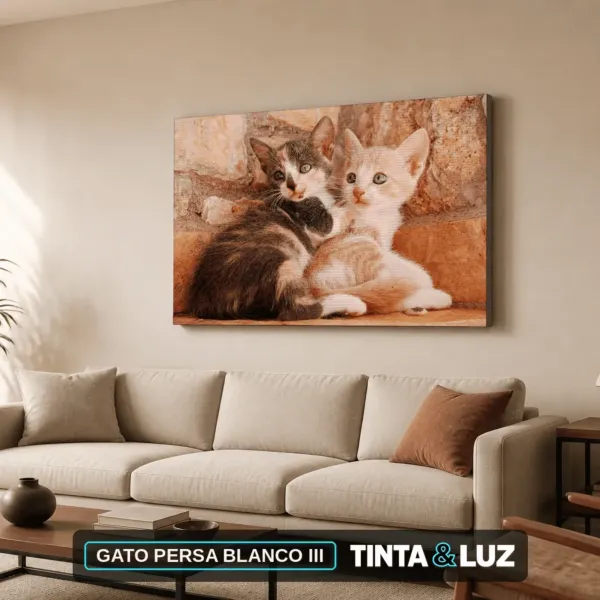GATO PERSA BLANCO III