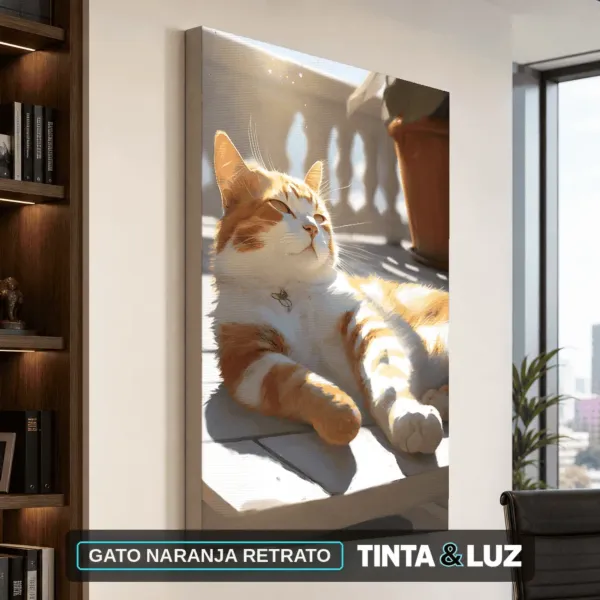 GATO NARANJA RETRATO