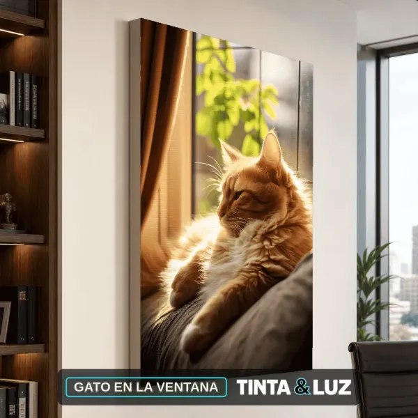 GATO EN LA VENTANA