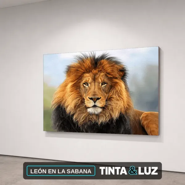 LEÓN EN LA SABANA