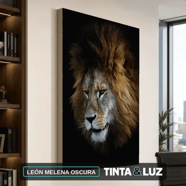 LEÓN MELENA OSCURA