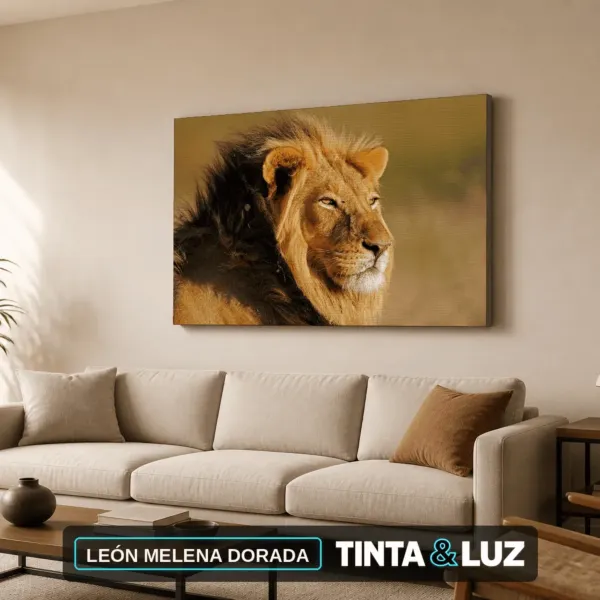 LEÓN MELENA DORADA