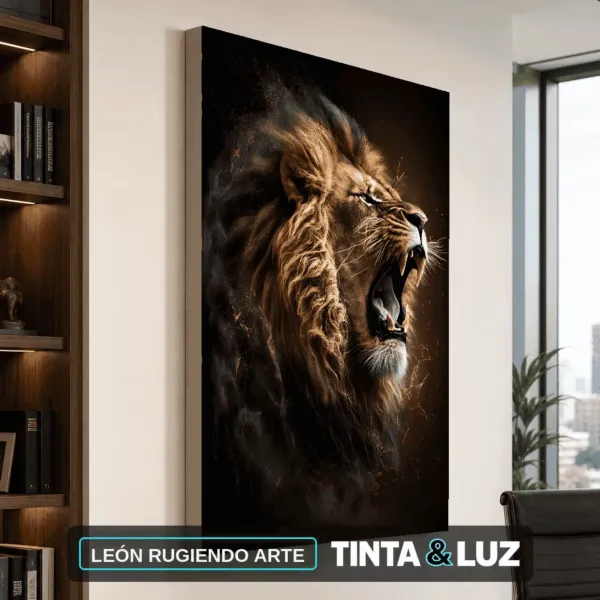 LEÓN RUGIENDO ARTE