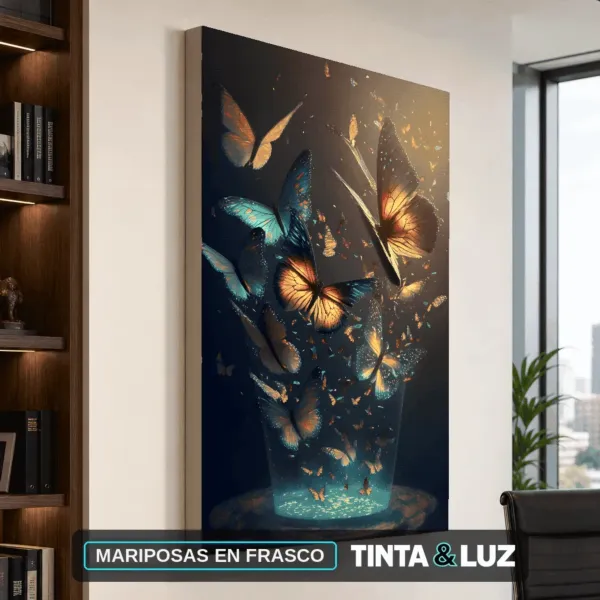 MARIPOSAS EN FRASCO