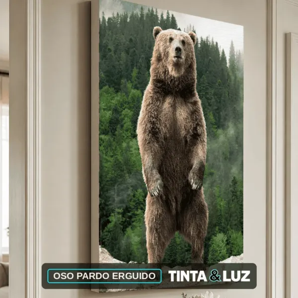 OSO PARDO ERGUIDO