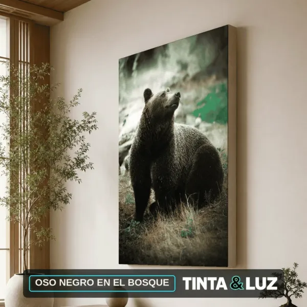 OSO NEGRO EN EL BOSQUE