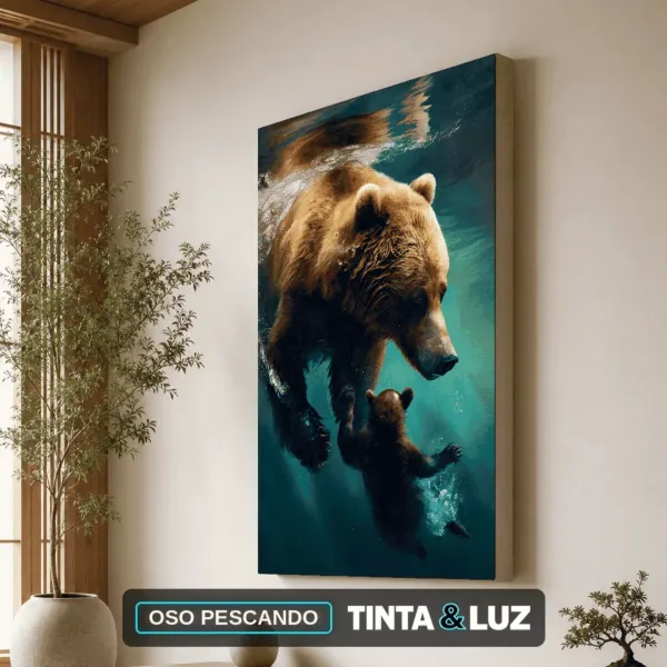 OSO PESCANDO