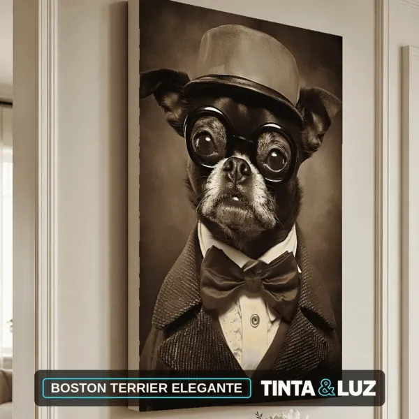 BOSTON TERRIER ELEGANTE