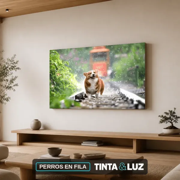 PERROS EN FILA