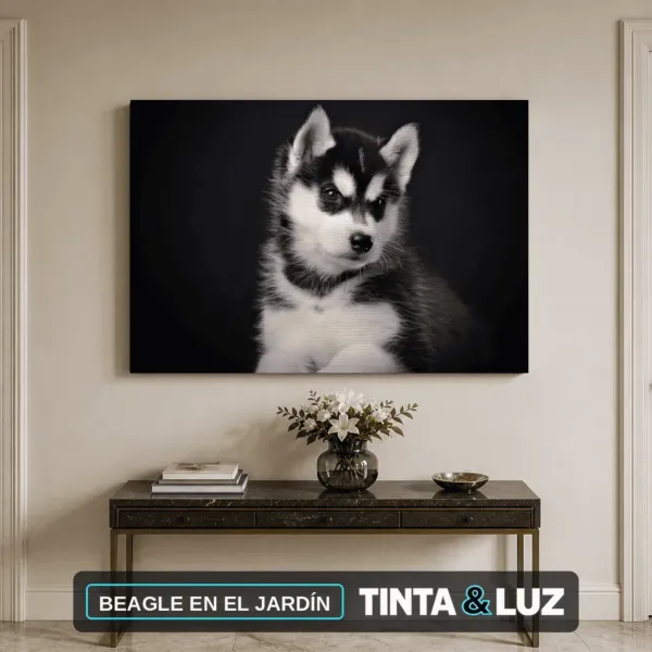 BEAGLE EN EL JARDÍN