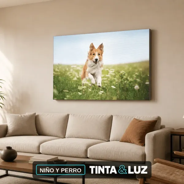 NIÑO Y PERRO