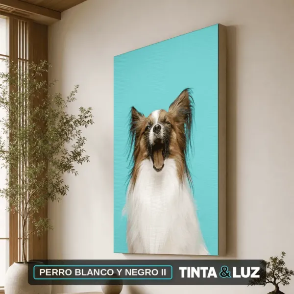 PERRO BLANCO Y NEGRO II