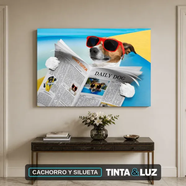 CACHORRO Y SILUETA