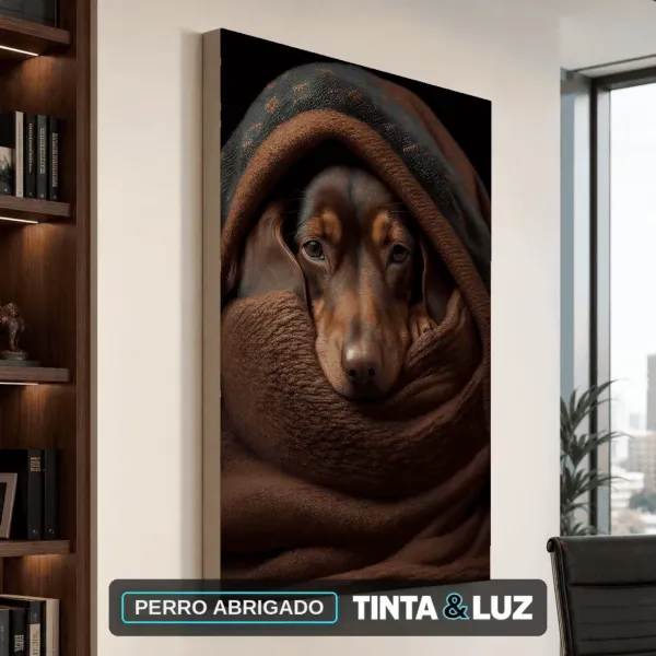 PERRO ABRIGADO