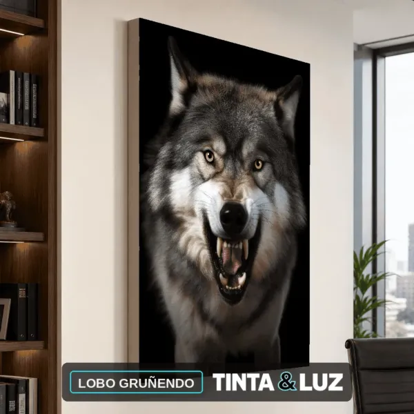 LOBO GRUÑENDO