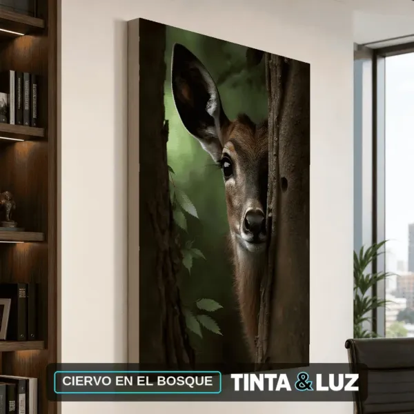 CIERVO EN EL BOSQUE