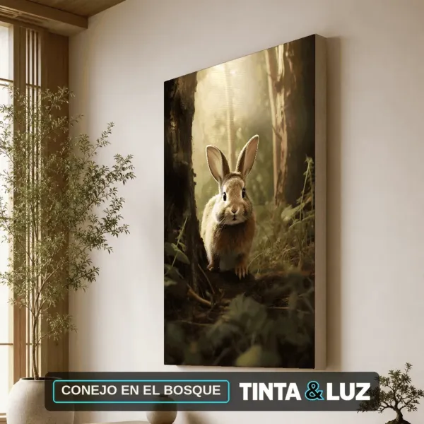 CONEJO EN EL BOSQUE