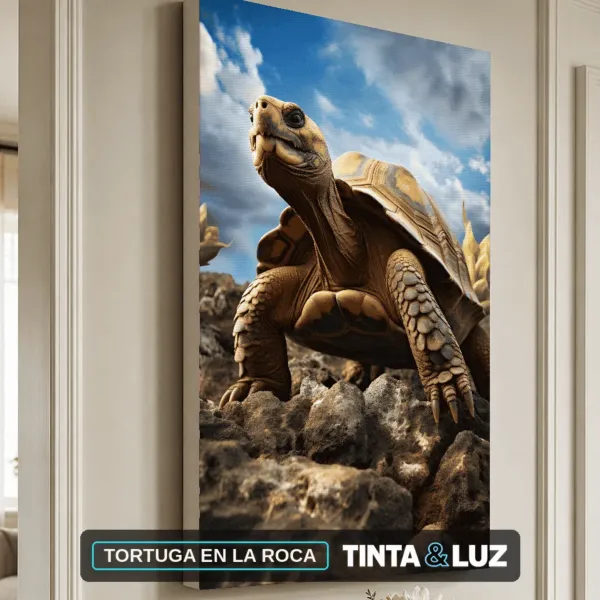 TORTUGA EN LA ROCA