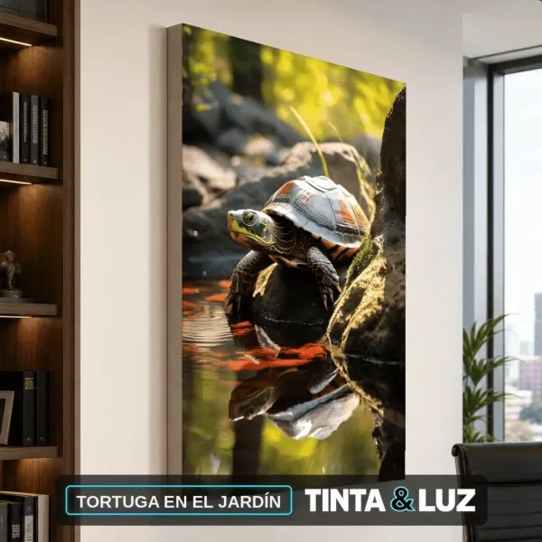TORTUGA EN EL JARDÍN
