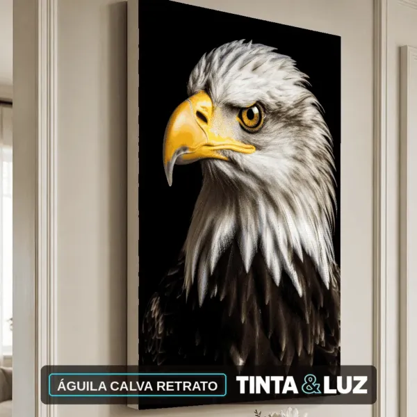 ÁGUILA CALVA RETRATO