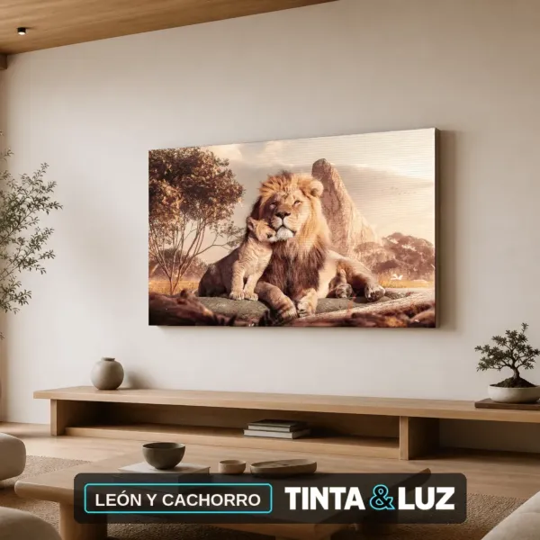 LEÓN Y CACHORRO