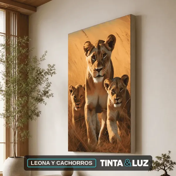 LEONA Y CACHORROS