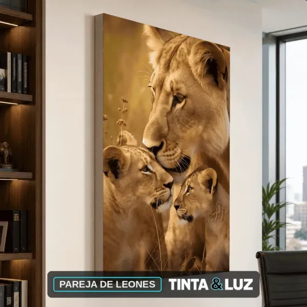 PAREJA DE LEONES
