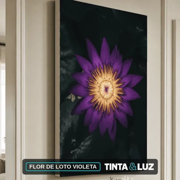 FLOR DE LOTO VIOLETA