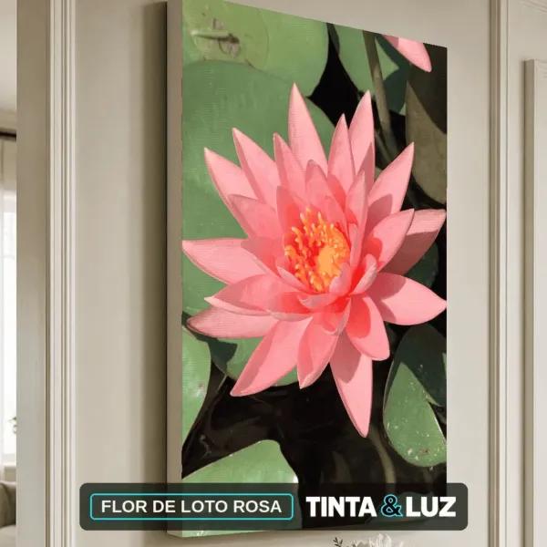 FLOR DE LOTO ROSA