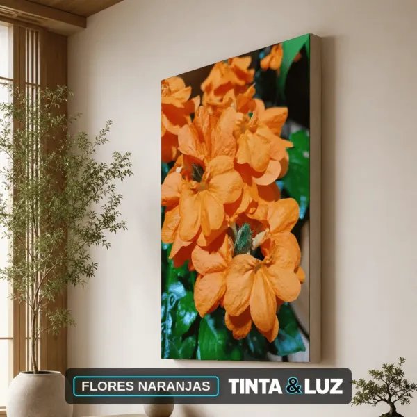 FLORES NARANJAS