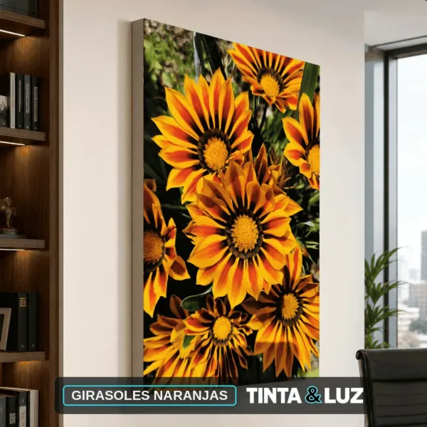 GIRASOLES NARANJAS