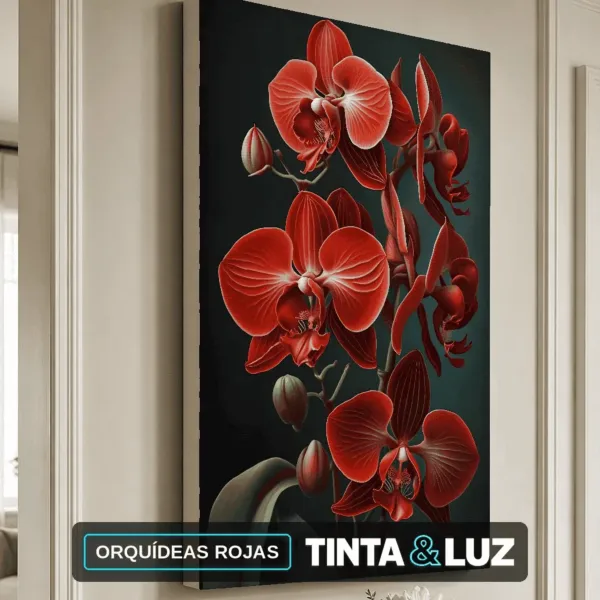 ORQUÍDEAS ROJAS