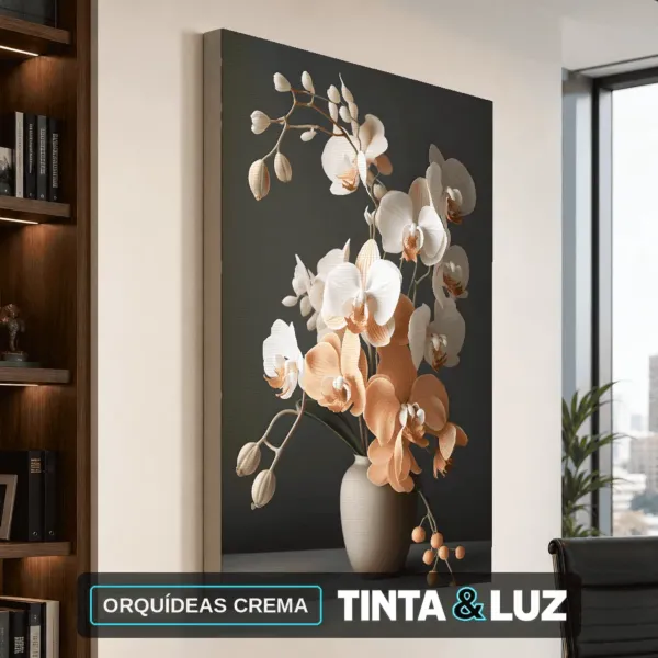 ORQUÍDEAS CREMA