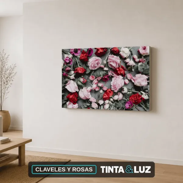 CLAVELES Y ROSAS
