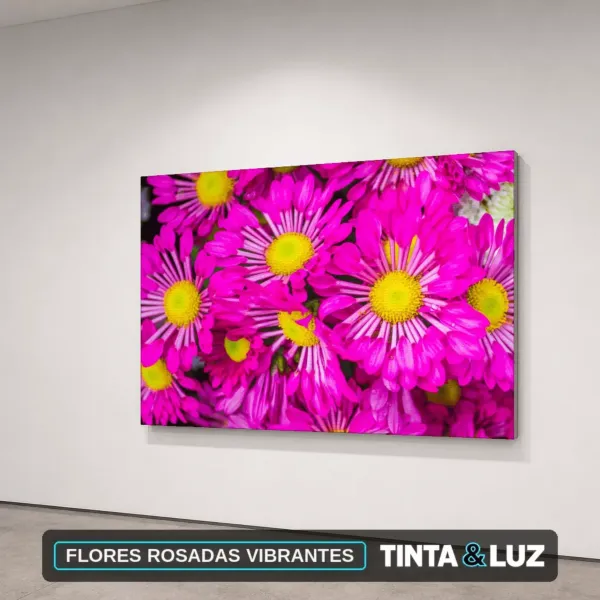 FLORES ROSADAS VIBRANTES