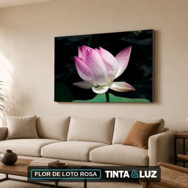 FLOR DE LOTO ROSA